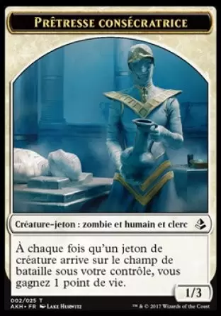Amonkhet - Jeton Prêtresse consécratrice