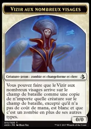 Amonkhet - Jeton Vizir aux nombreux visages