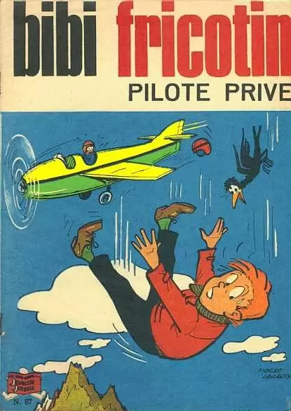 Bibi Fricotin - Bibi Fricotin pilote privé