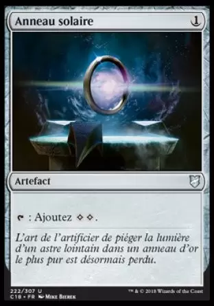 Commander 2018 - Anneau solaire