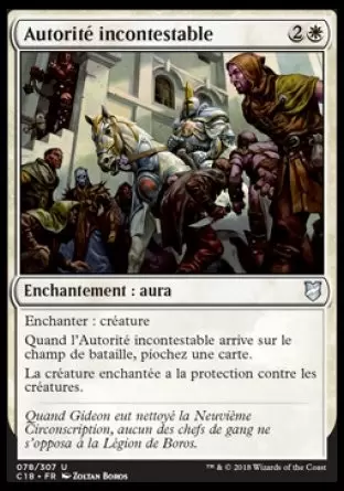 Commander 2018 - Autorité incontestable