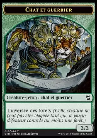 Commander 2018 - Chat et guerrier