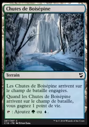 Commander 2018 - Chutes de Boisépine