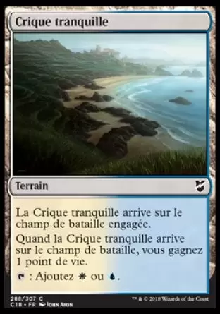 Commander 2018 - Crique tranquille