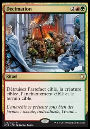 Commander 2018 - Décimation