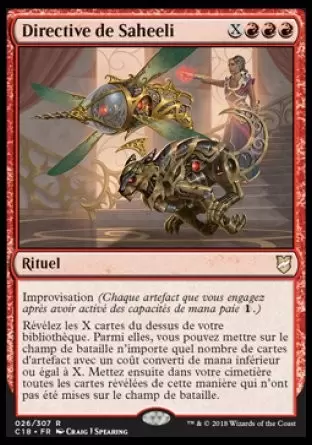 Commander 2018 - Directive de Saheeli