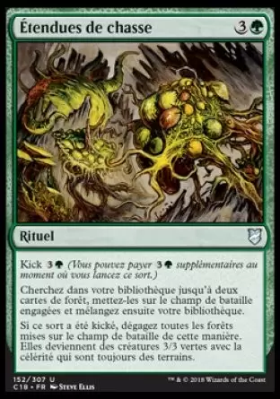 Commander 2018 - Étendues de chasse