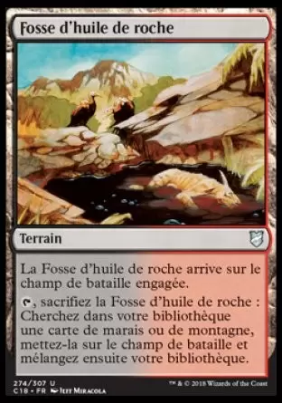 Commander 2018 - Fosse d\'huile de roche