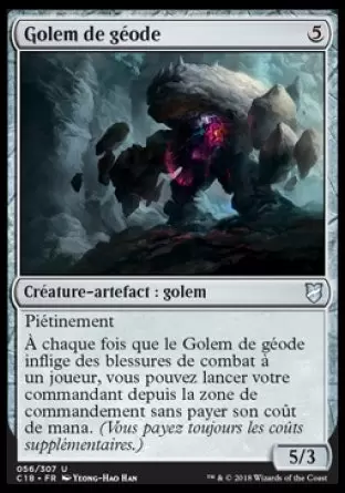 Commander 2018 - Golem de géode