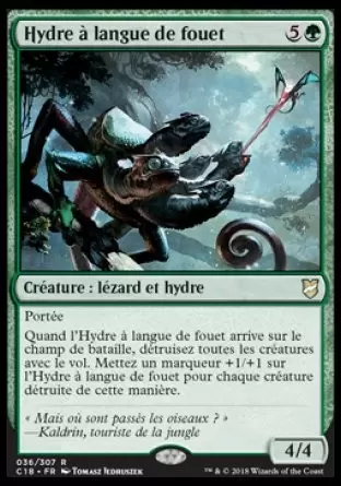 Commander 2018 - Hydre à langue de fouet