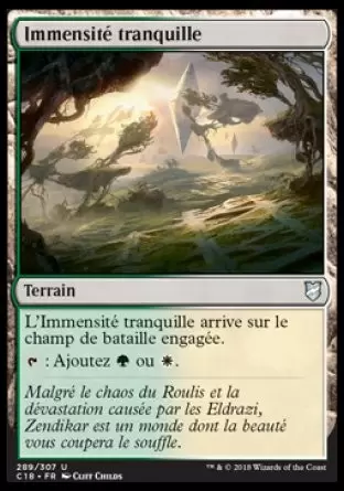 Commander 2018 - Immensité tranquille