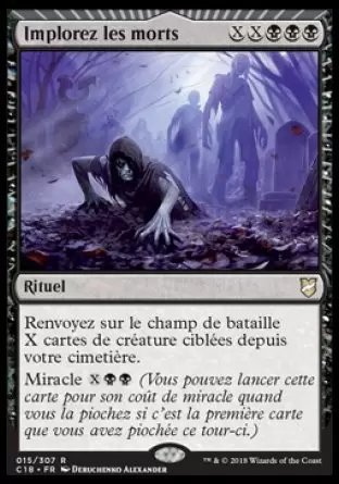 Commander 2018 - Implorez les morts