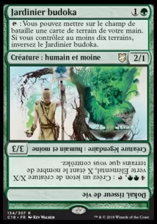 Commander 2018 - Jardinier budoka