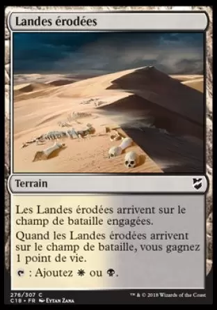 Commander 2018 - Landes érodées
