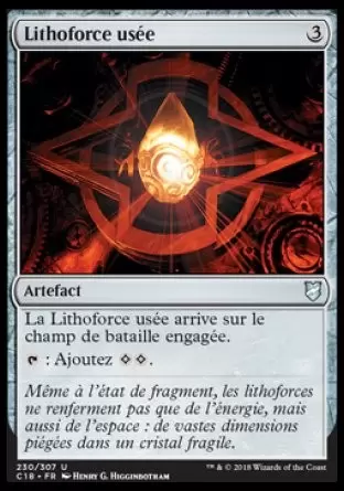 Commander 2018 - Lithoforce usée