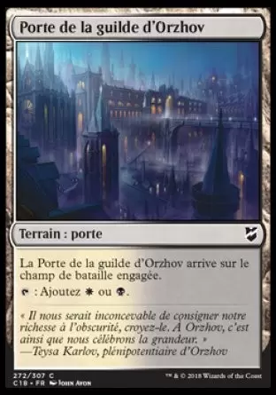 Commander 2018 - Porte de la guilde d\'Orzhov