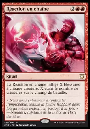 Commander 2018 - Réaction en chaîne