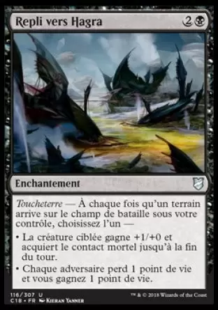 Commander 2018 - Repli vers Hagra