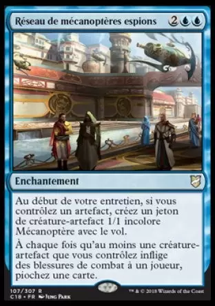 Commander 2018 - Réseau de mécanoptères espions