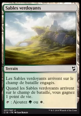 Commander 2018 - Sables verdoyants
