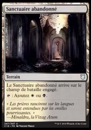Commander 2018 - Sanctuaire abandonné