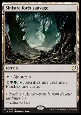 Commander 2018 - Sinistre forêt sauvage