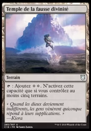 Commander 2018 - Temple de la fausse divinité