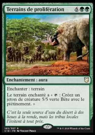 Commander 2018 - Terrains de prolifération