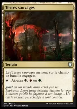 Commander 2018 - Terres sauvages