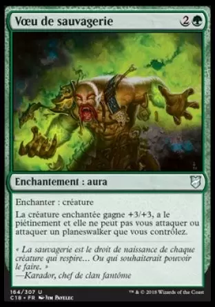 Commander 2018 - Voeu de sauvagerie