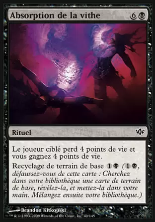Conflux - Absorption de la vithe