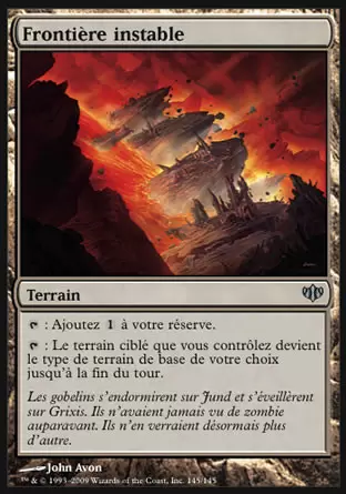 Conflux - Frontière instable
