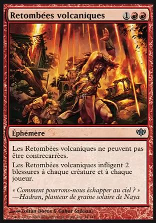Conflux - Retombées volcaniques