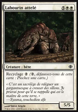 Eclats d\'Alara - Labourin attelé