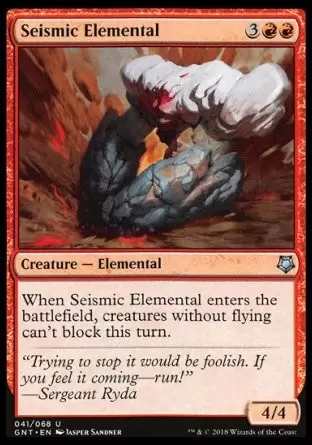 Game Night - Élémental sismique