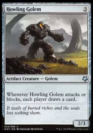 Game Night - Golem rugissant