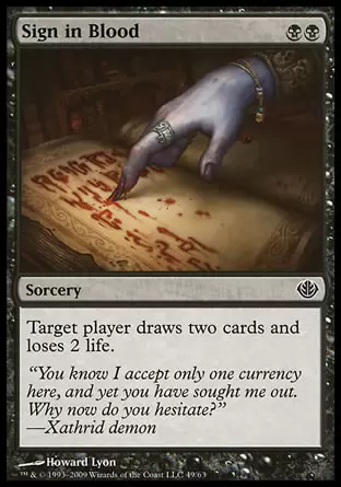 Garruk vs. Liliana - Signature de sang