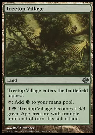 Garruk vs. Liliana - Village arboricole