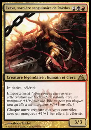 Le Labyrinthe du Dragon - Exava, sorcière sanguinaire de Rakdos