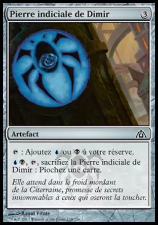 Le Labyrinthe du Dragon - Pierre indiciale de Dimir