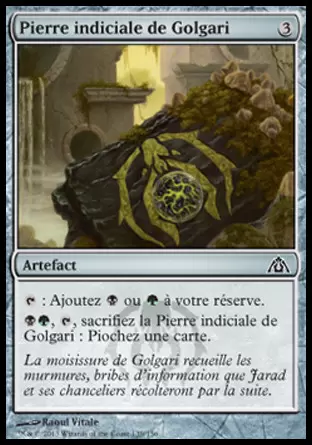 Le Labyrinthe du Dragon - Pierre indiciale de Golgari