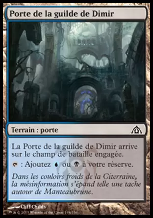 Le Labyrinthe du Dragon - Porte de la guilde de Dimir