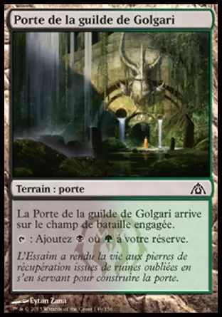 Le Labyrinthe du Dragon - Porte de la guilde de Golgari