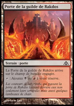 Le Labyrinthe du Dragon - Porte de la guilde de Rakdos