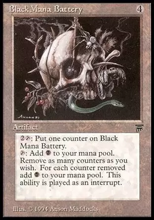 Legends - Accumulateur de mana noir