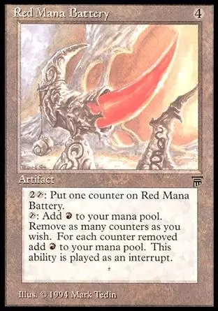 Legends - Accumulateur de mana rouge