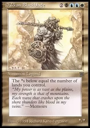 Legends - Dakkon Blackblade