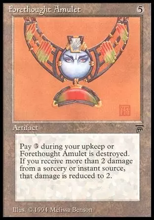 Legends - Forethought Amulet