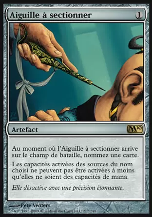 Set de Base 2010 - M10 - Aiguille à sectionner