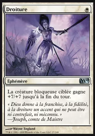 Set de Base 2010 - M10 - Droiture